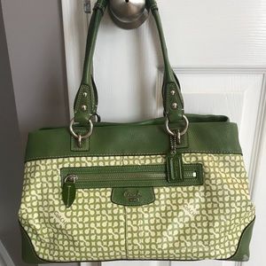Genuine Coach Canvas & Leather Purse